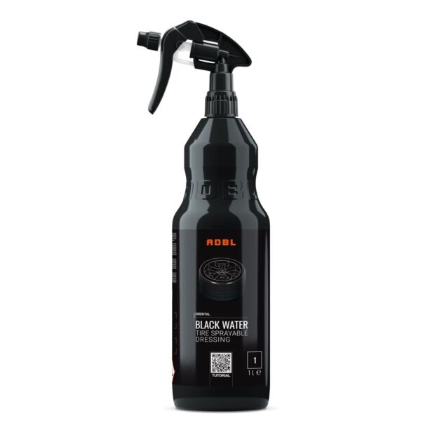 ADBL Black Water 1L – dressing i nabłyszczacz do opon w sprayu
