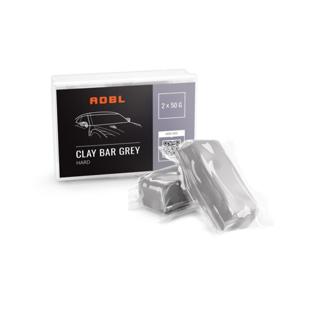 ADBL Clay Bar Grey 2×50g – 100g twarda glinka do lakieru