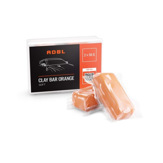 ADBL Clay Bar Orange 2×50g – 100g miękka glinka do lakieru