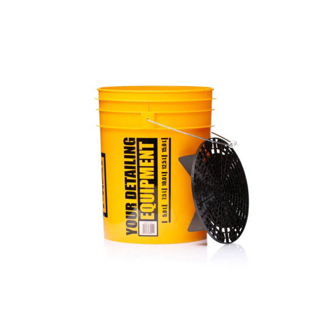 Work Stuff Detailing Bucket Black Wash + Separator – Czarne wiadro detailingowe z separatorem brudu